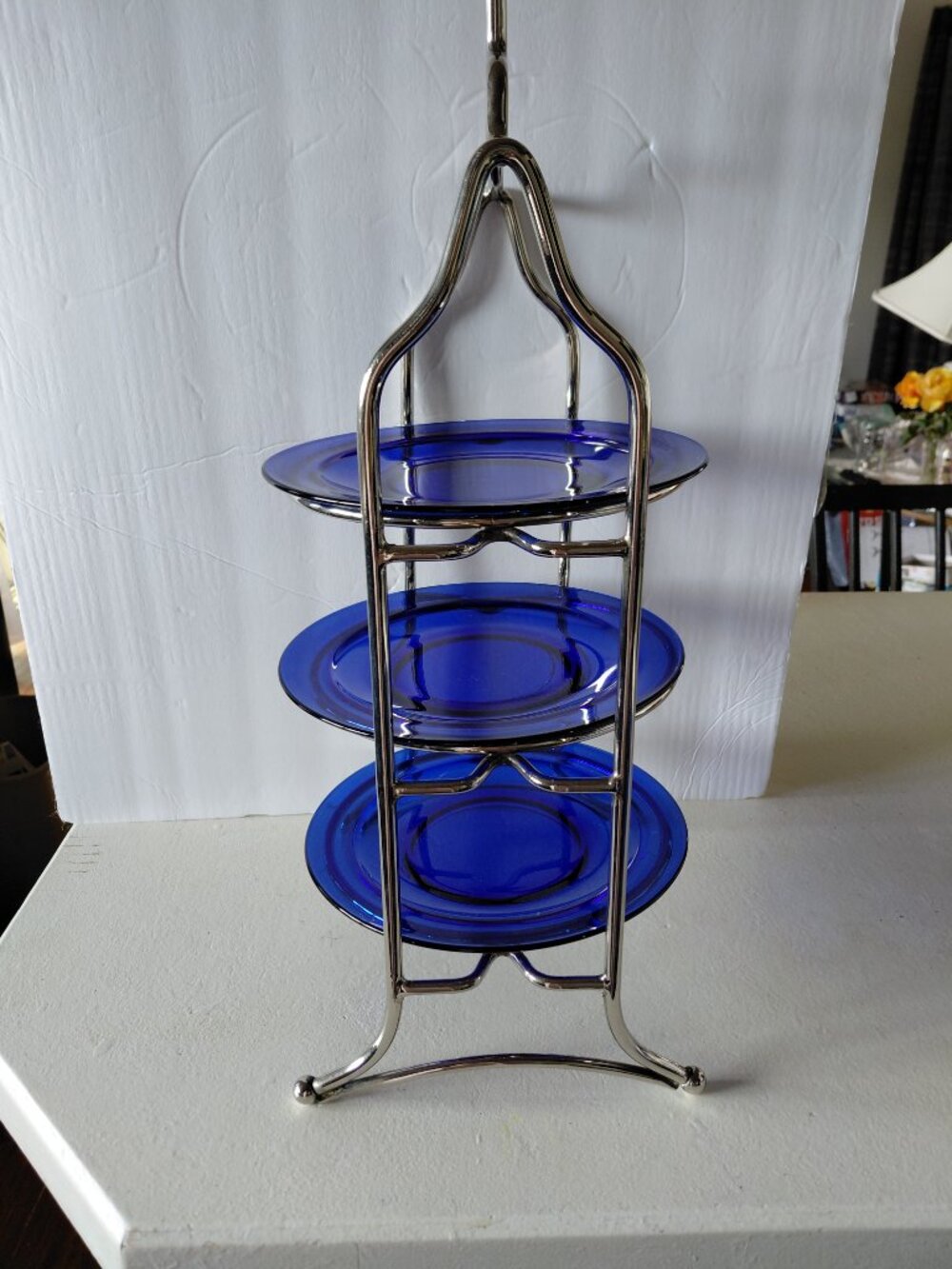 Godingeres Silver Plated 3 Tier Tea Time Server - Picture 2 of 2